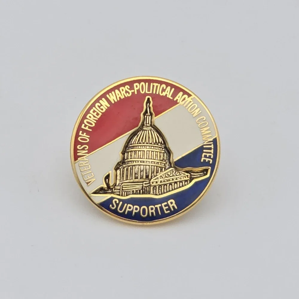 Vtg Veterans of Foreign‎ Wars (VFW) Pin Brooch Political Action Committee (PAC)